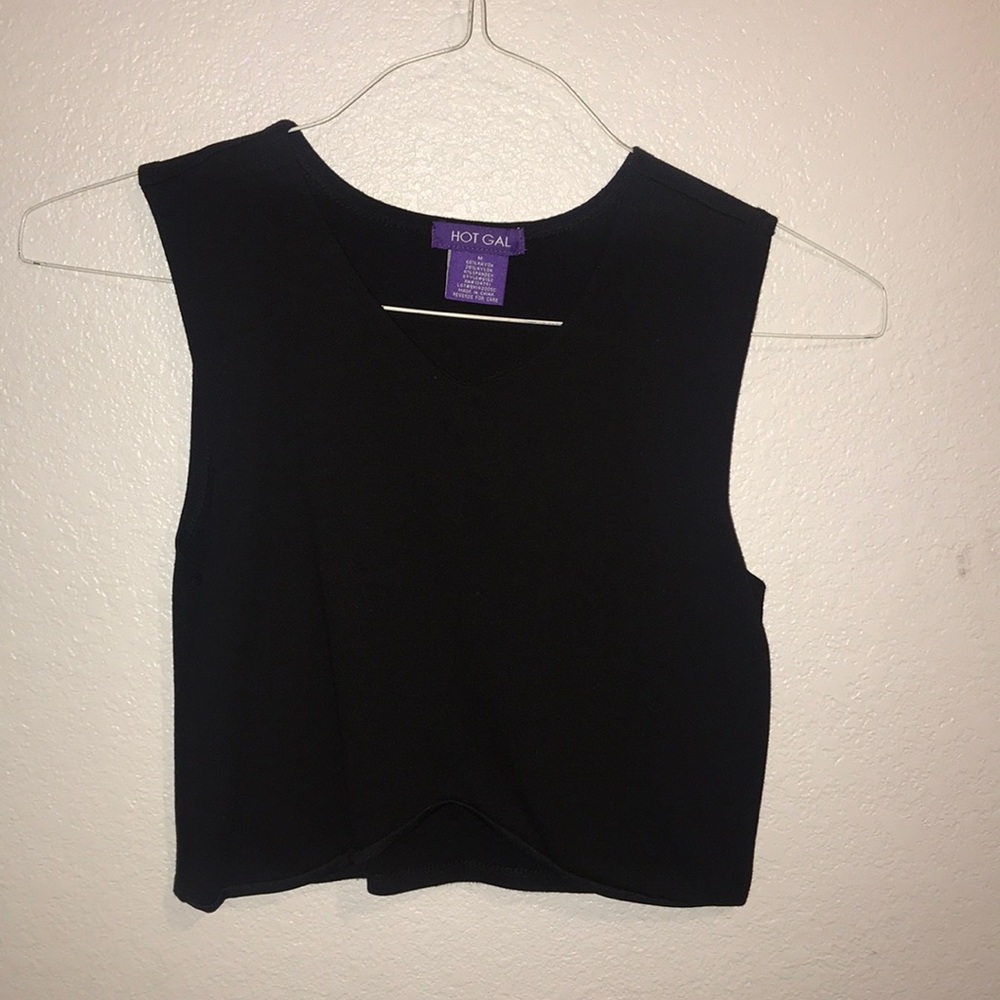 V neck crop top